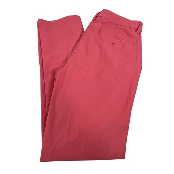 Vineyard Vines OTG On The Go Performance Pants Mens 33 x 32 Coral Pink - Picture 1 of 6